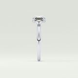 2.0 CT Emerald Cut Solitaire Lab Grown Diamond Engagement Ring 16