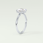 2.0 CT Emerald Cut Solitaire Lab Grown Diamond Engagement Ring 17