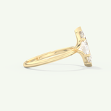2.0 CT Marquise Cut Solitaire Lab-Grown Diamond Engagement Ring
