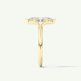 2.0 CT Marquise Cut Solitaire Moissanite Engagement Ring