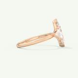 2.0 CT Marquise Cut Solitaire Lab-Grown Diamond Engagement Ring