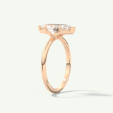 2.0 CT Marquise Cut Solitaire Lab-Grown Diamond Engagement Ring