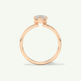 2.0 CT Marquise Cut Solitaire Moissanite Engagement Ring