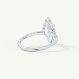 2.0 CT Marquise Cut Solitaire Moissanite Engagement Ring