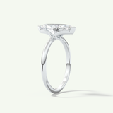 2.0 CT Marquise Cut Solitaire Moissanite Engagement Ring