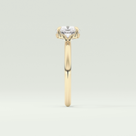 2.0 CT Cushion Cut Solitaire Lab-Grown Diamond Engagement Ring 4