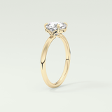 2.0 CT Cushion Cut Solitaire Lab-Grown Diamond Engagement Ring 5