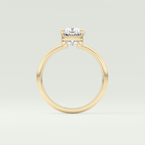 2.0 CT Cushion Cut Solitaire Lab-Grown Diamond Engagement Ring 6