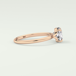 2.0 CT Cushion Cut Solitaire Lab-Grown Diamond Engagement Ring 9