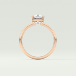 2.0 CT Cushion Cut Solitaire Lab-Grown Diamond Engagement Ring 12