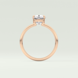 2.0 CT Cushion Cut Solitaire Lab-Grown Diamond Engagement Ring 12