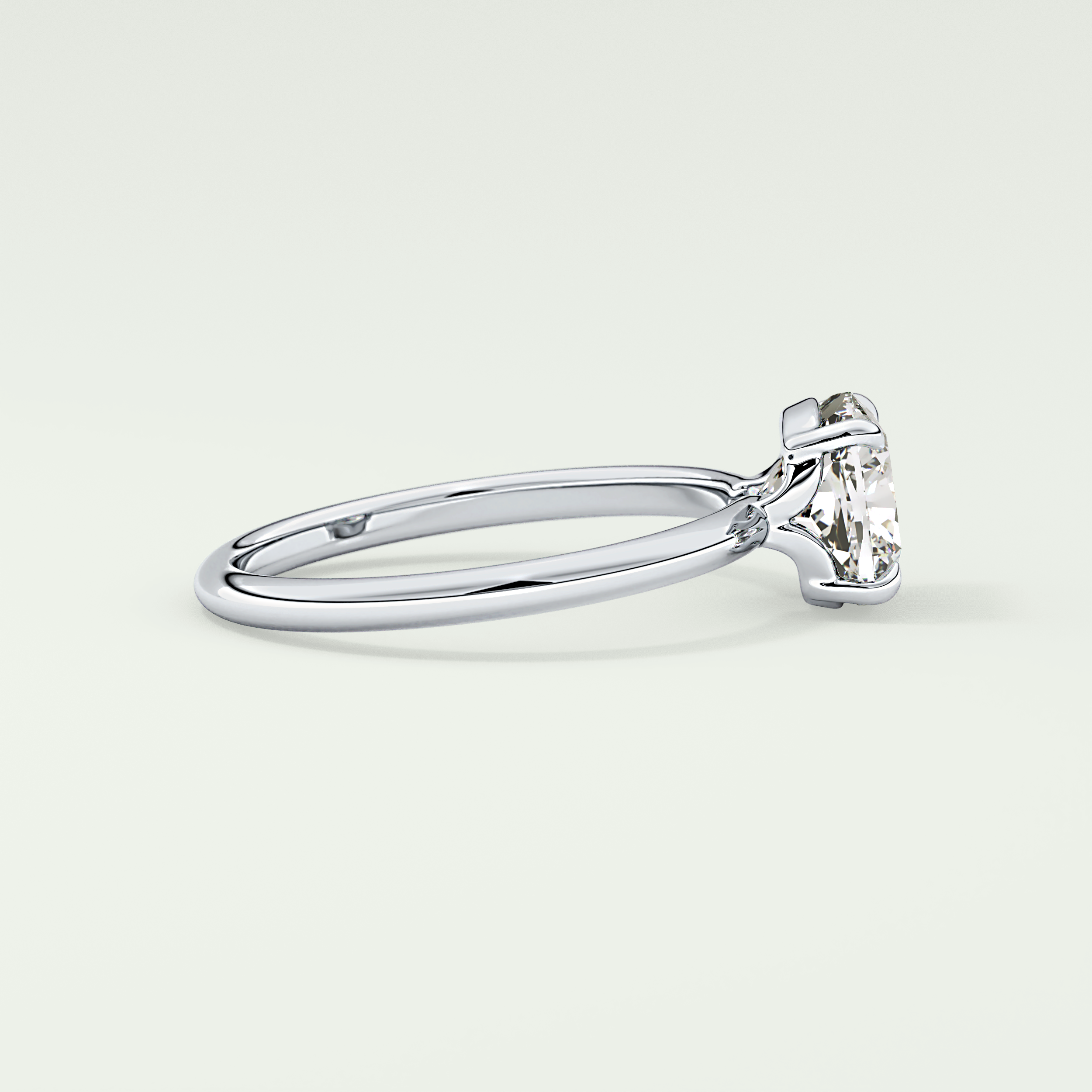 2.0 CT Cushion Cut Solitaire Lab-Grown Diamond Engagement Ring 15