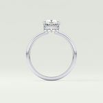 2.0 CT Cushion Cut Solitaire Lab-Grown Diamond Engagement Ring 18