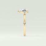 2.0 CT Pear Cut Solitaire Lab-Grown Diamond Engagement Ring 4