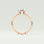 2.0 CT Pear Cut Solitaire Lab-Grown Diamond Engagement Ring 12