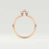 2.0 CT Pear Cut Solitaire Lab-Grown Diamond Engagement Ring 12