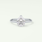 2.0 CT Pear Cut Solitaire Lab-Grown Diamond Engagement Ring 13