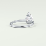 2.0 CT Pear Cut Solitaire Lab-Grown Diamond Engagement Ring 14