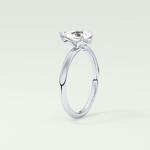 2.0 CT Pear Cut Solitaire Lab-Grown Diamond Engagement Ring 17