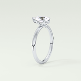 2.0 CT Pear Cut Solitaire Lab-Grown Diamond Engagement Ring 17