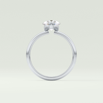 2.0 CT Pear Cut Solitaire Lab-Grown Diamond Engagement Ring 18