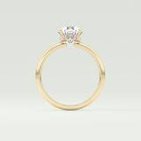 2.0 CT Oval Cut Hidden Halo Lab-Grown Diamond Engagement Ring 6