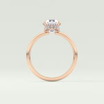2.0 CT Oval Cut Hidden Halo Lab-Grown Diamond Engagement Ring 12