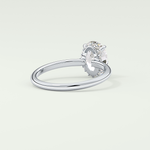 2.0 CT Oval Cut Hidden Halo Lab-Grown Diamond Engagement Ring 14