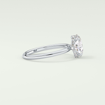 2.0 CT Oval Cut Hidden Halo Lab-Grown Diamond Engagement Ring 15