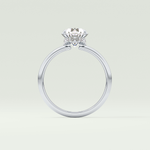 2.0 CT Oval Cut Hidden Halo Lab-Grown Diamond Engagement Ring 18