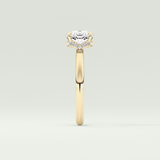 2.0 CT Cushion Cut Hidden Halo Lab-Grown Diamond Engagement Ring 4