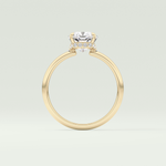 2.0 CT Cushion Cut Hidden Halo Lab-Grown Diamond Engagement Ring 6