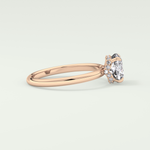 2.0 CT Cushion Cut Hidden Halo Lab-Grown Diamond Engagement Ring 9