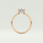 2.0 CT Cushion Cut Hidden Halo Lab-Grown Diamond Engagement Ring 12