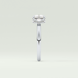 2.0 CT Cushion Cut Hidden Halo Lab-Grown Diamond Engagement Ring 16