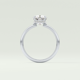 2.0 CT Cushion Cut Hidden Halo Lab-Grown Diamond Engagement Ring 18