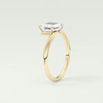 2.0 CT East West Emerald Cut Solitaire Lab-Grown Diamond Engagement Ring 5