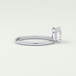 2.0 CT East West Emerald Cut Solitaire Lab-Grown Diamond Engagement Ring 15