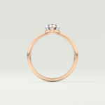 2.0 CT Pear Cut Solitaire Lab-Grown Diamond Engagement Ring 12