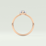2.0 CT Pear Cut Solitaire Lab-Grown Diamond Engagement Ring 12
