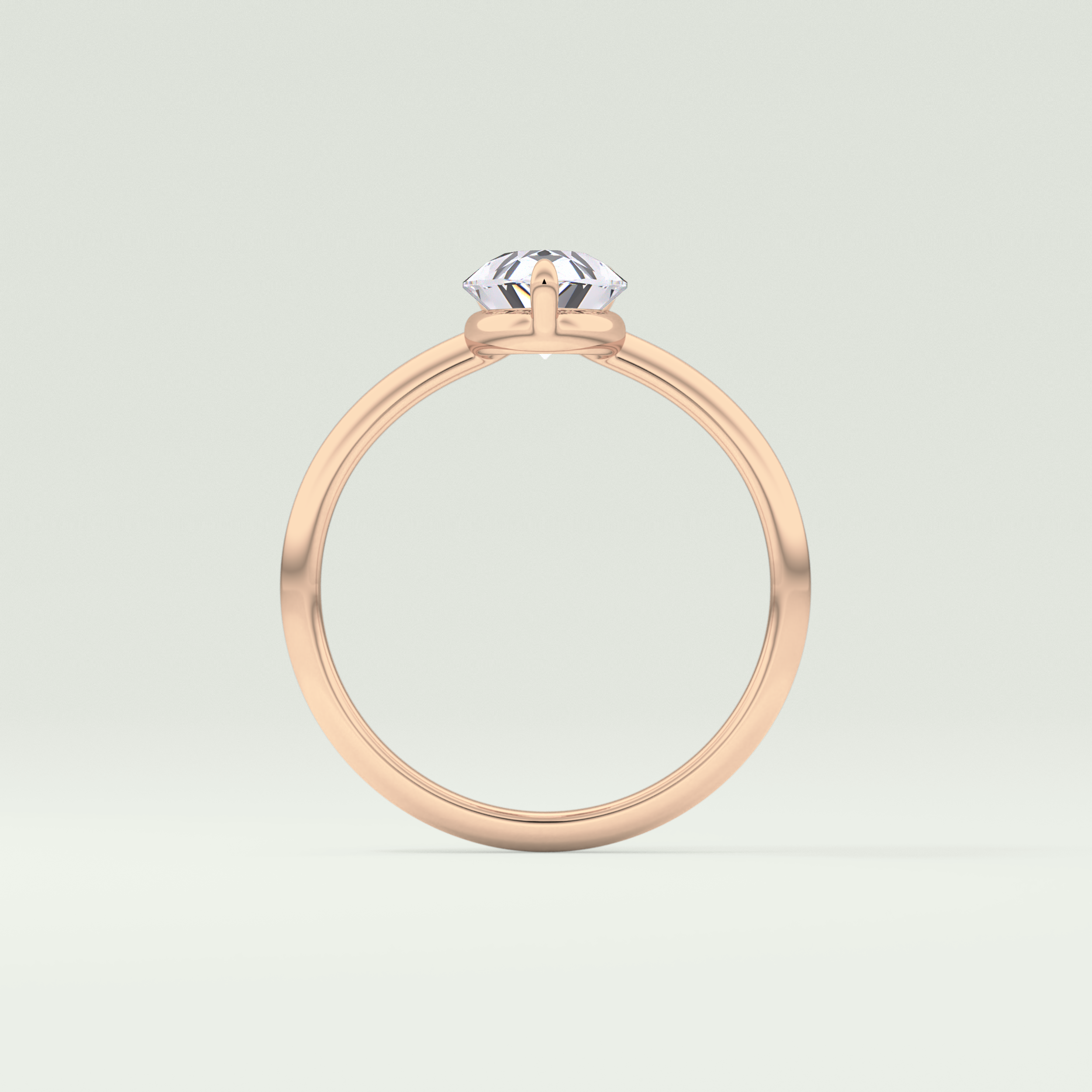 2.0 CT Pear Cut Solitaire Lab-Grown Diamond Engagement Ring 12
