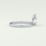 2.0 CT Pear Cut Solitaire Lab-Grown Diamond Engagement Ring 15