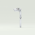 2.0 CT Pear Cut Solitaire Lab-Grown Diamond Engagement Ring 16