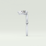 2.0 CT Pear Cut Solitaire Lab-Grown Diamond Engagement Ring 16