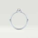 2.0 CT Pear Cut Solitaire Lab-Grown Diamond Engagement Ring 18