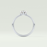 2.0 CT Pear Cut Solitaire Lab-Grown Diamond Engagement Ring 18