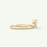 1.5 CT Oval Cut Solitaire Lab-Grown Diamond Engagement Ring