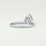 1.5 CT Trillion Cut Solitaire Moissanite Engagement Ring