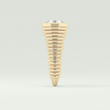 1.5 CT Asscher Cut Bezel Lab-Grown Diamond Engagement Ring 4