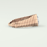 1.5 CT Asscher Cut Bezel Lab-Grown Diamond Engagement Ring 9